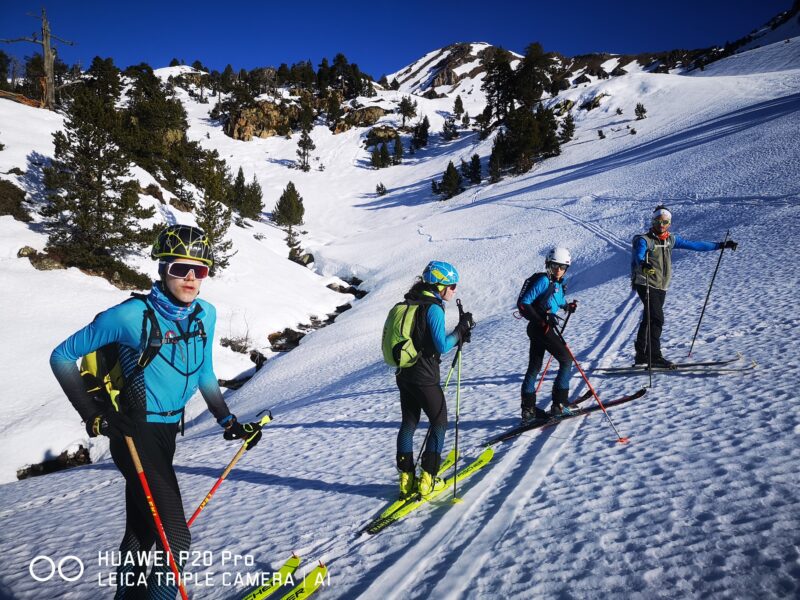Les jeunes d’EJSA en repérage de l’épreuve du championnat de France de Saint Lary